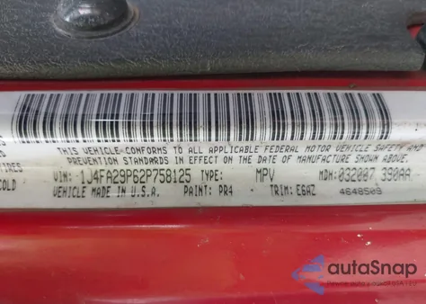 2002 Jeep Wrangler Se z USA, uszkodzony, nr VIN 1J4FA29P62P758125